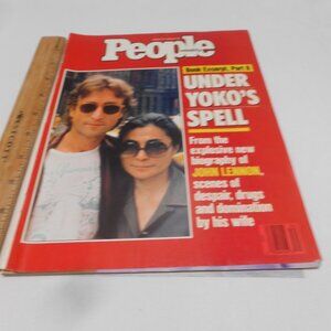 VTG PEOPLE WEEKLY AUGUST 22, 1988 UNDER YOKO'S SPELL JOHN LENNON BEATLES COVER